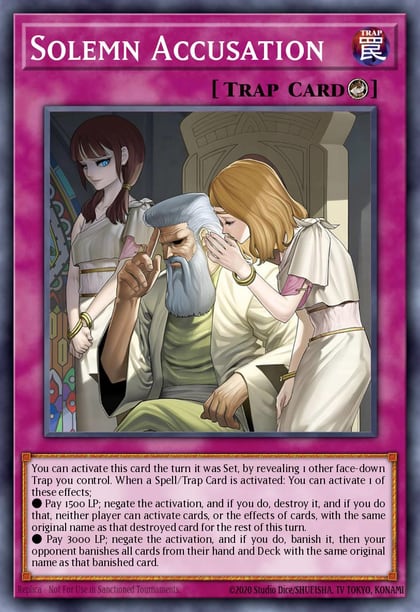 Solemn Accusation, Blazing Dominion BLZD-EN079