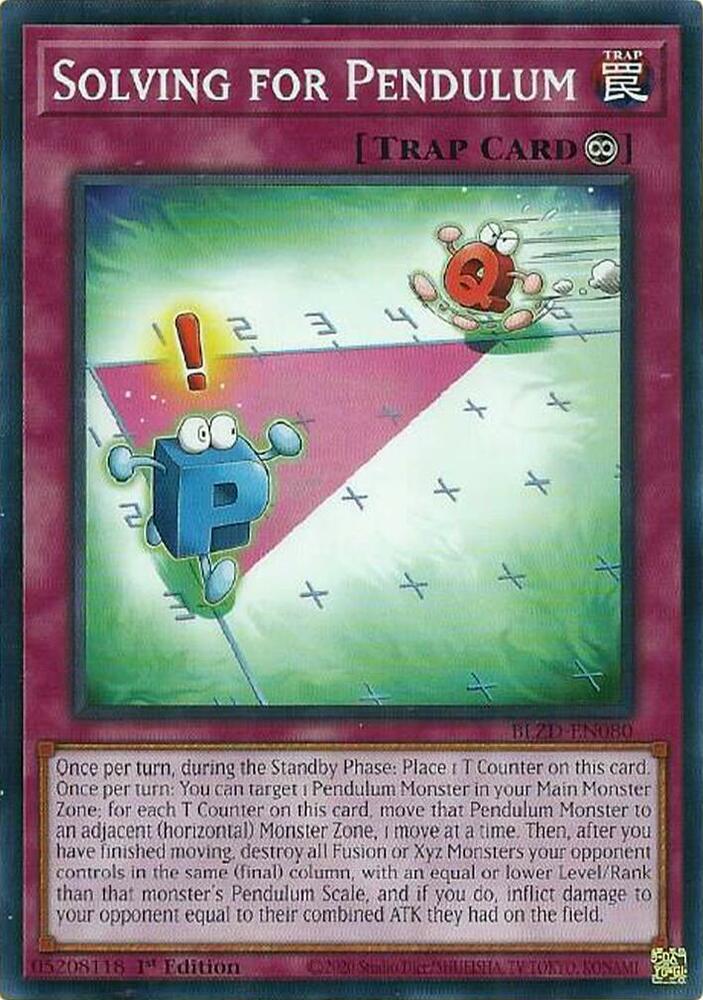 Solving for Pendulum, Blazing Dominion BLZD-EN080