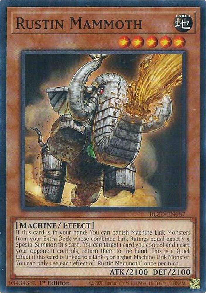 Rustin Mammoth, Blazing Dominion BLZD-EN087