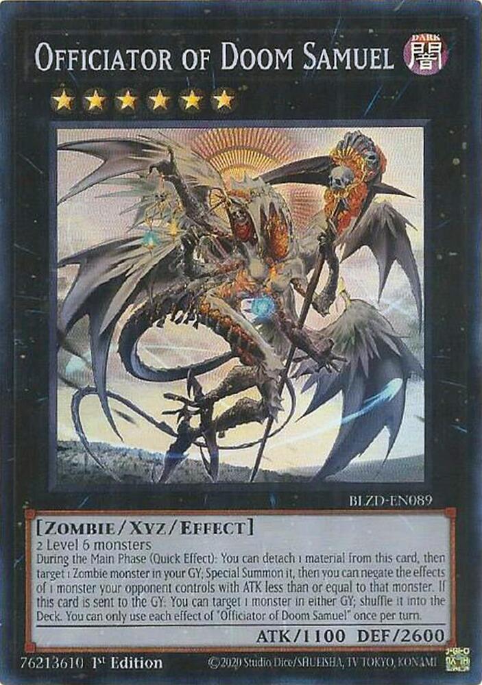 Officiator of Doom Samuel, Blazing Dominion BLZD-EN089