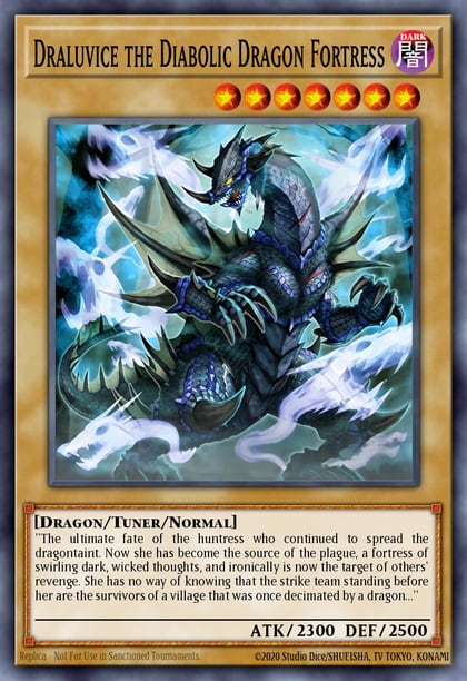 Draluvice the Diabolic Dragon Fortress, Blazing Dominion BLZD-EN097