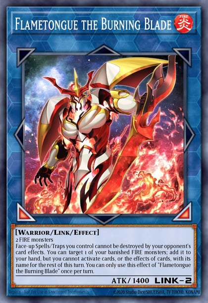 Flametongue the Burning Blade, Blazing Dominion BLZD-EN099
