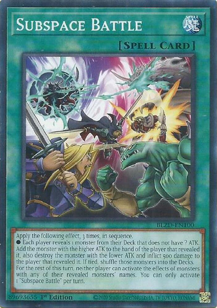 Subspace Battle, Blazing Dominion BLZD-EN100