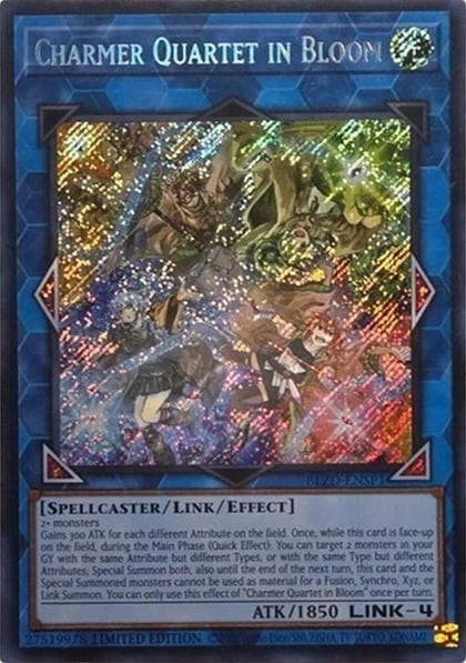 Charmer Quartet in Bloom (Secret Rare), Blazing Dominion BLZD-ENSP1