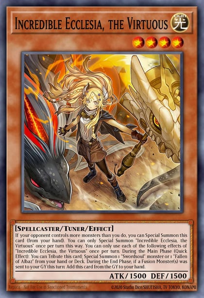 Incredible Ecclesia, the Virtuous (Starlight Rare), Burst of Destiny BODE-EN007