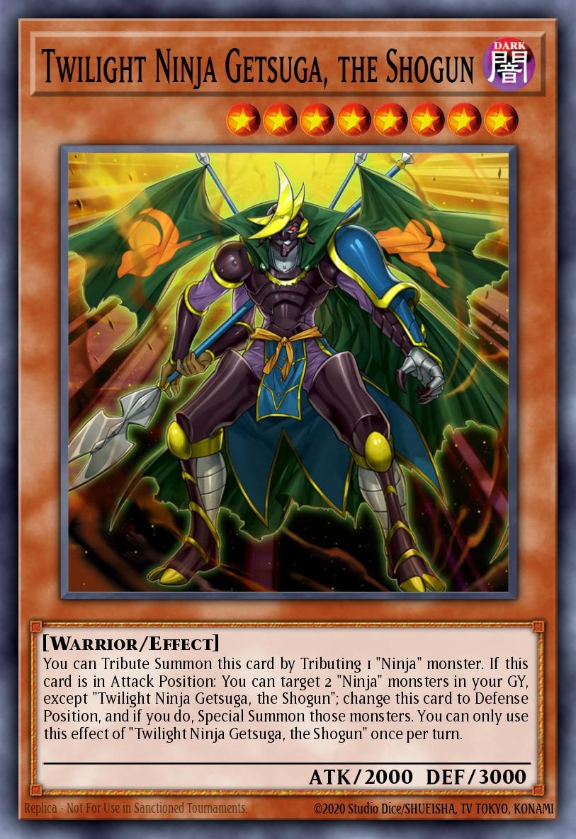 Twilight Ninja Getsuga, the Shogun, Breakers of Shadow BOSH-EN017