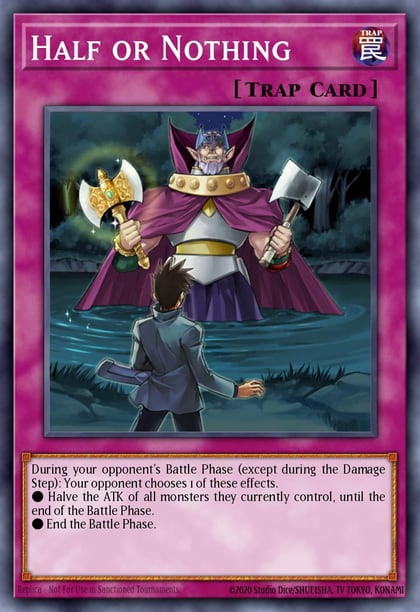 Half or Nothing (Starfoil), Battle Pack: Epic Dawn BP01-EN101