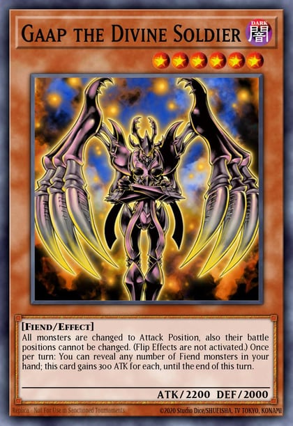 Gaap the Divine Soldier (Starfoil), Battle Pack: Epic Dawn BP01-EN150