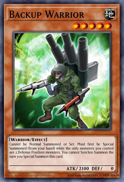 Backup Warrior, Battle Pack: Epic Dawn BP01-EN159