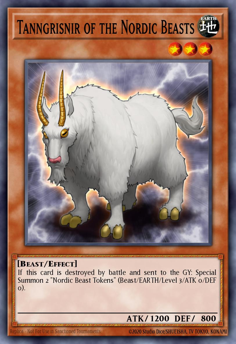 Tanngrisnir of the Nordic Beasts (Starfoil), Battle Pack: Epic Dawn BP01-EN216