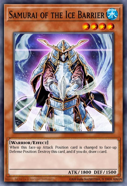 Samurai of the Ice Barrier (Mosaic Rare), Battle Pack 2: War of the Giants BP02-EN088