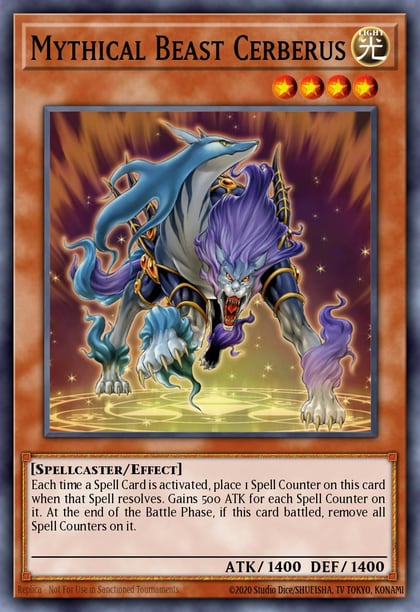 Mythical Beast Cerberus, Battle Pack 3: Monster League BP03-EN018