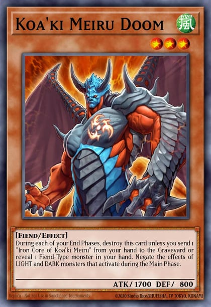 Koa'ki Meiru Doom, Battle Pack 3: Monster League BP03-EN058