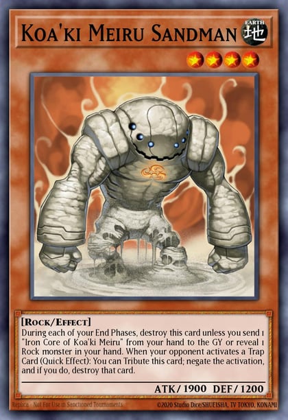 Koa'ki Meiru Sandman, Battle Pack 3: Monster League BP03-EN072