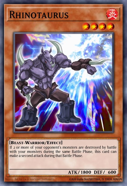 Rhinotaurus, Battle Pack 3: Monster League BP03-EN076