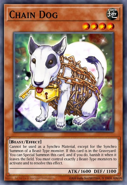 Chain Dog (Shatterfoil), Battle Pack 3: Monster League BP03-EN080