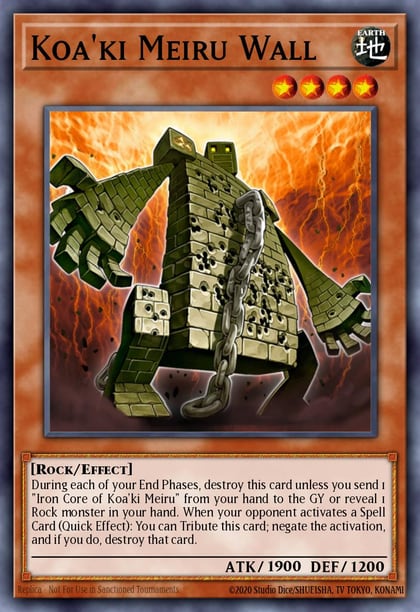 Koa'ki Meiru Wall, Battle Pack 3: Monster League BP03-EN081