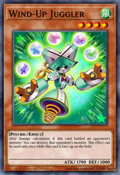 Wind-Up Juggler, Battle Pack 3: Monster League BP03-EN086