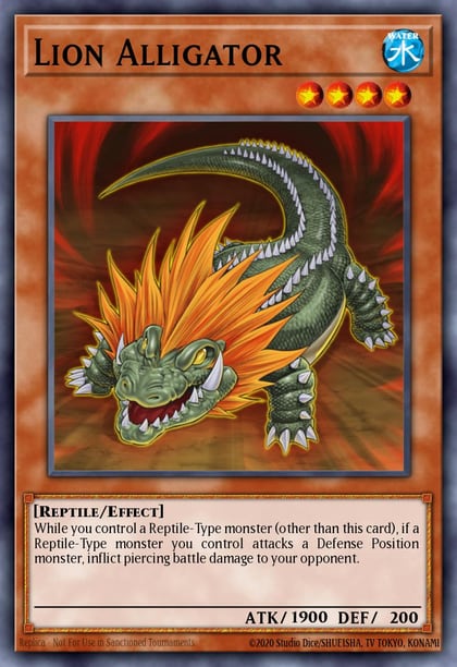 Lion Alligator, Battle Pack 3: Monster League BP03-EN089