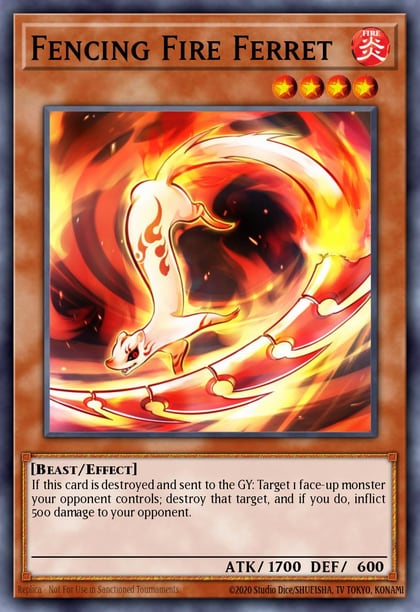Fencing Fire Ferret (Shatterfoil), Battle Pack 3: Monster League BP03-EN107