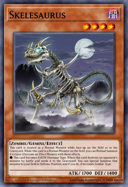 Skelesaurus (Shatterfoil), Battle Pack 3: Monster League BP03-EN108