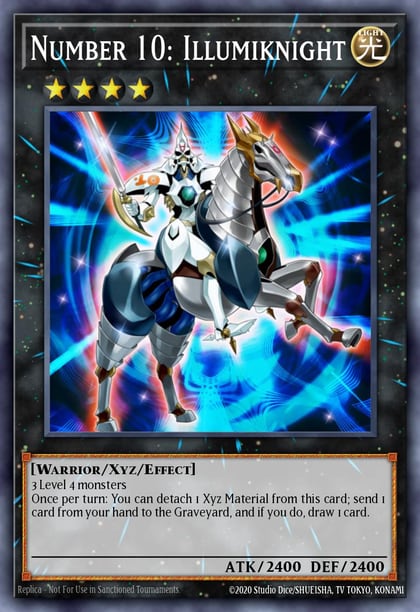 Number 10: Illumiknight (Shatterfoil), Battle Pack 3: Monster League BP03-EN118