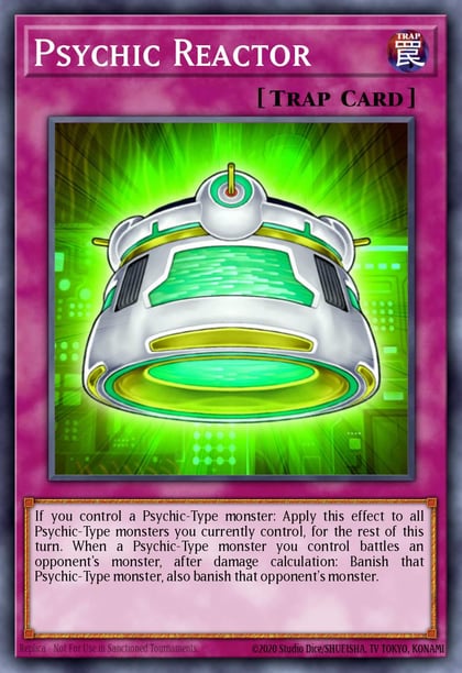 Psychic Reactor (Shatterfoil), Battle Pack 3: Monster League BP03-EN222