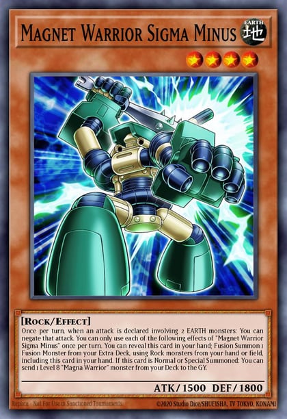 Magnet Warrior Sigma Minus, Burst Protocol BPRO-EN006