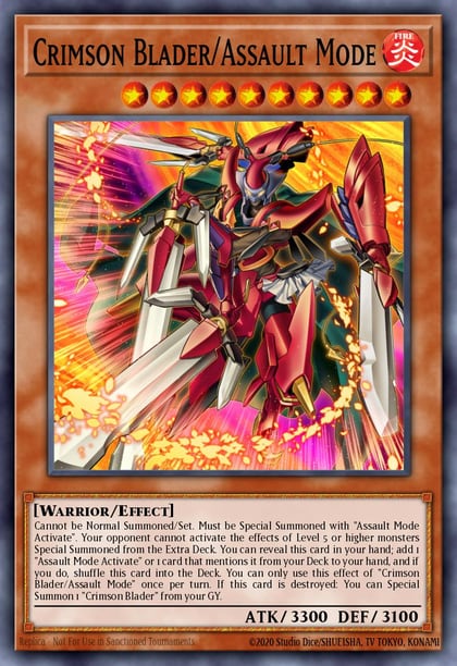 Crimson Blader/Assault Mode, Burst Protocol BPRO-EN008