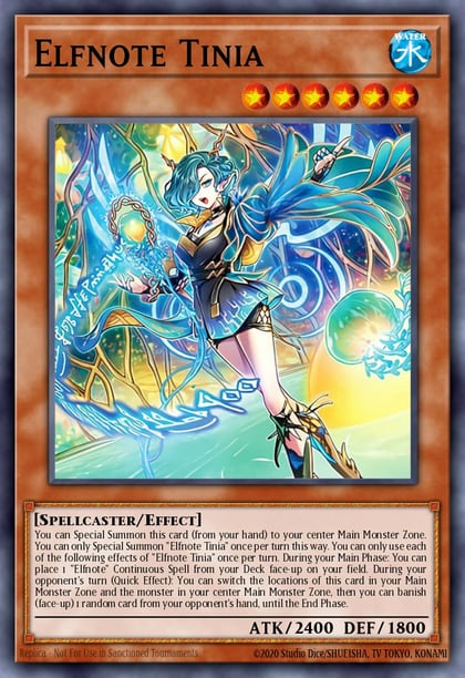 Elfnote Tinia (Starlight Rare), Burst Protocol BPRO-EN011
