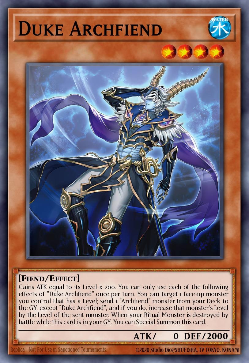 Duke Archfiend, Burst Protocol BPRO-EN015