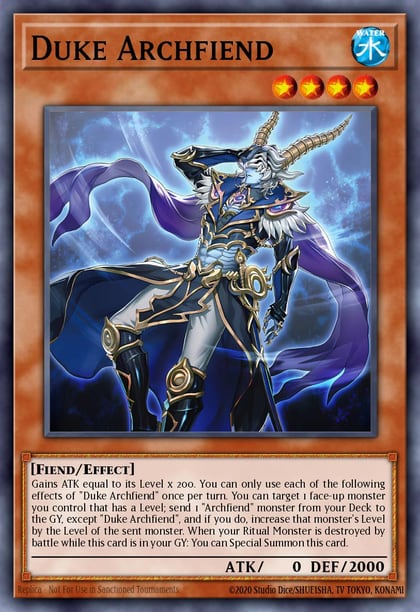 Duke Archfiend, Burst Protocol BPRO-EN015