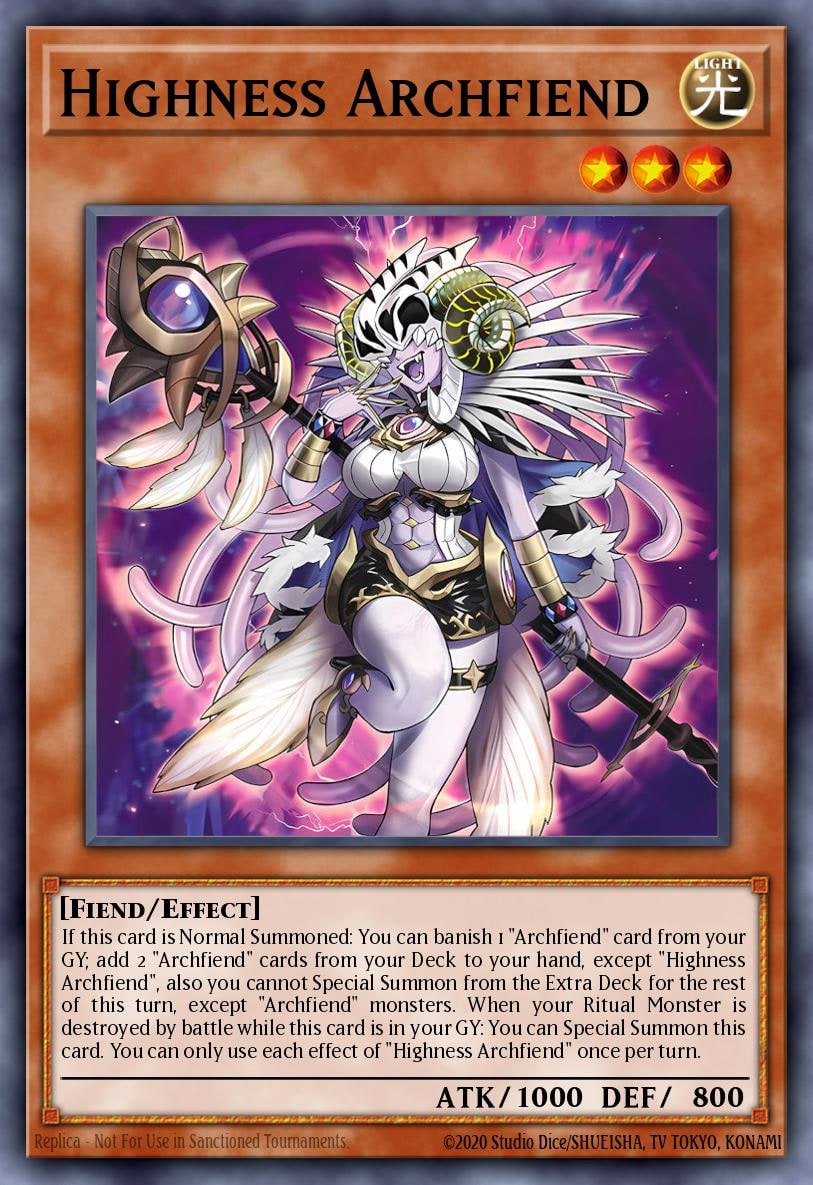 Highness Archfiend, Burst Protocol BPRO-EN016