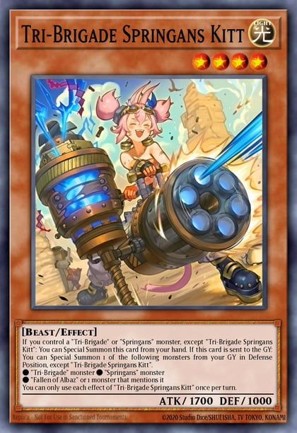 Tri-Brigade Springans Kitt (Starlight Rare), Burst Protocol BPRO-EN025