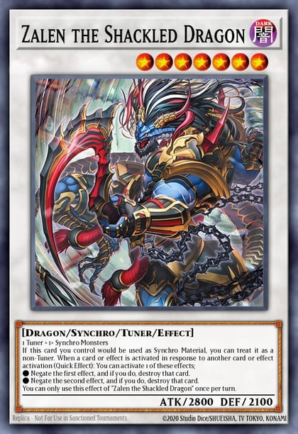 Zalen the Shackled Dragon, Burst Protocol BPRO-EN042