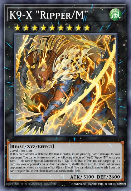 K9-X "Ripper/M", Burst Protocol BPRO-EN043