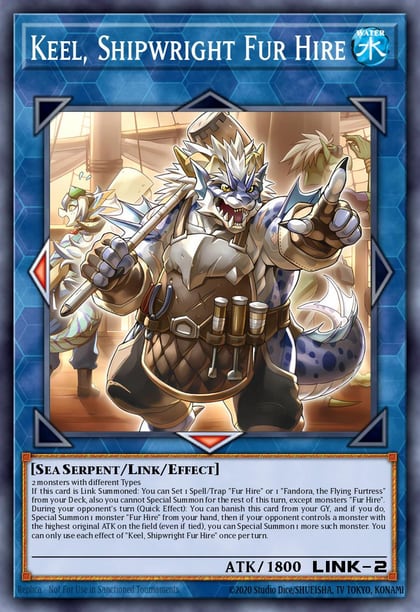 Keel, Shipwright Fur Hire, Burst Protocol BPRO-EN050