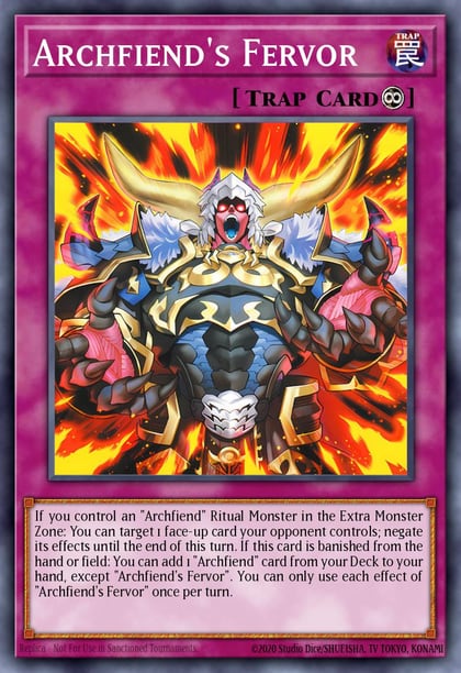 Archfiend's Fervor, Burst Protocol BPRO-EN074