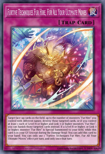 Furtive Techniques Fur Hire, Fur All Your Ultimate Moves, Burst Protocol BPRO-EN075