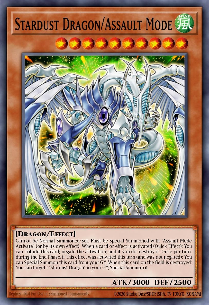 Stardust Dragon/Assault Mode (Starlight Rare), Burst Protocol BPRO-EN101