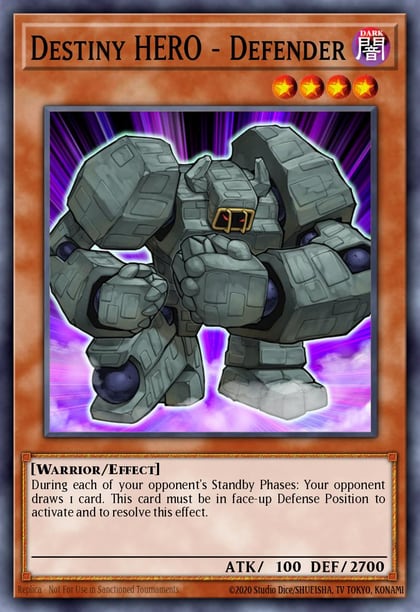Destiny Hero - Defender, Battle Pack 2: War of the Giants Round 2 BPW2-EN019