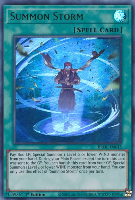 Summon Storm, Brothers of Legend BROL-EN015