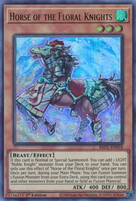 Horse of the Floral Knights, Brothers of Legend BROL-EN018