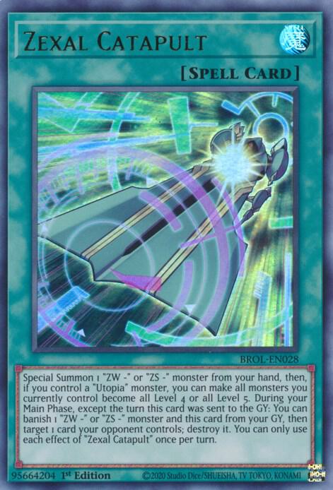 Zexal Catapult, Brothers of Legend BROL-EN028