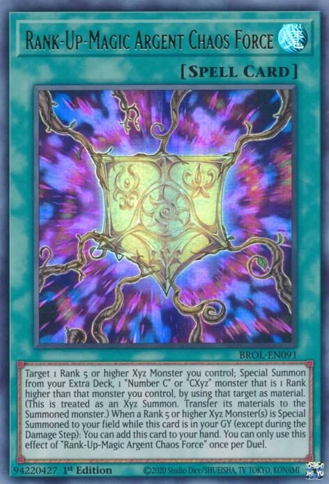Rank-Up-Magic Argent Chaos Force, Brothers of Legend BROL-EN091