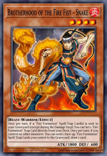 Brotherhood of the Fire Fist - Snake, Cosmo Blazer CBLZ-EN026