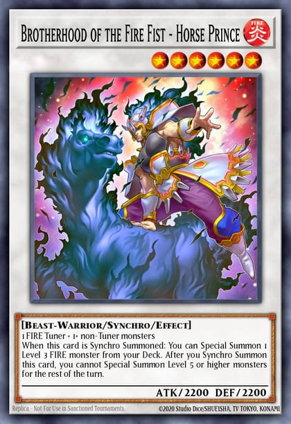 Brotherhood of the Fire Fist - Horse Prince, Cosmo Blazer CBLZ-EN097