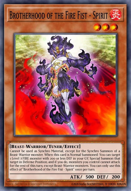 Brotherhood of the Fire Fist - Spirit, Cosmo Blazer CBLZ-EN098