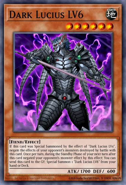 Dark Lucius LV6 (UTR), Cyberdark Impact CDIP-EN010