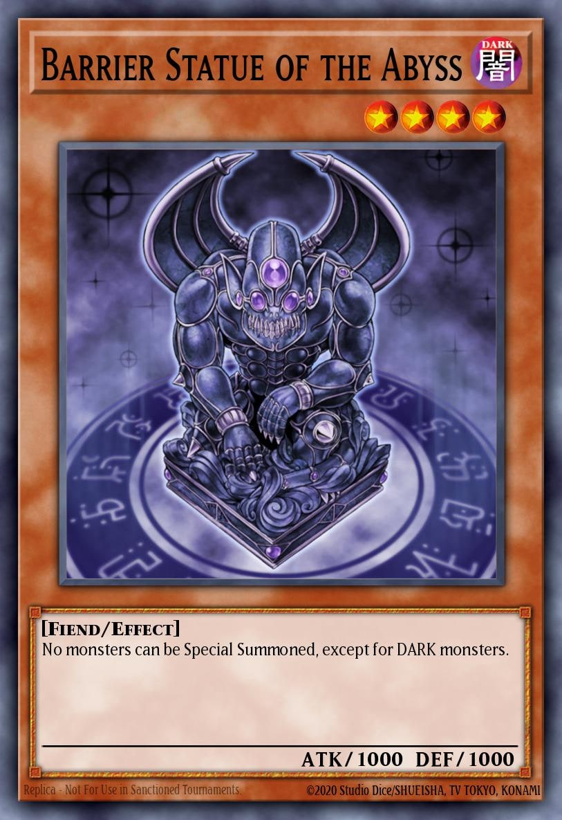 Barrier Statue of the Abyss, Cyberdark Impact CDIP-EN018